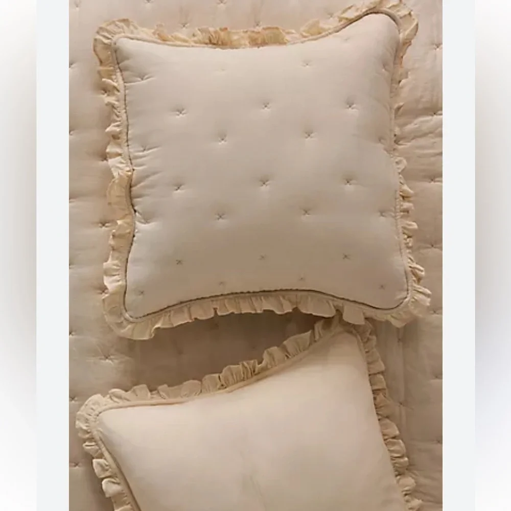 Anthropologie Rivulets Shams, Set of 4 | AnthroHome